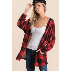 *LAST ONE* Small Buffalo Plaid Cardigan